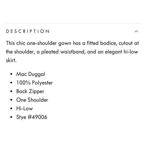 Mac Duggal NWT Authentic $398 One Shoulder Cutout White Charmeuse Dress size 4 s - Picture 4 of 14